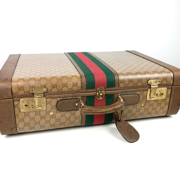 GUCCI 1960s Vintage Trunk Suitcase - Picture 2 of 16